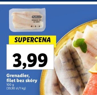 Lidl Grenadier, filet bez skóry 100 g oferta