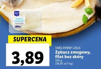 Lidl Zębacz smugowy, filet bez skóry 100 g oferta