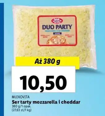 Lidl Ser tarty mozzarella i cheddar 380 g oferta