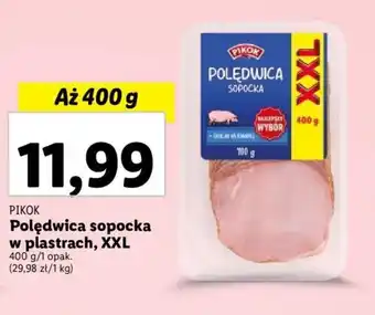 Lidl Polędwica sopocka w plastrach, XXL 400 g oferta