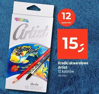 Dealz Kredki akwarelowe Artist 12 kolorów oferta