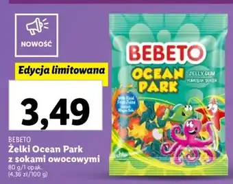 Lidl Żelki Ocean Park z sokami owocowymi 80 g oferta