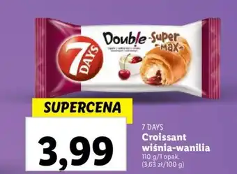 Lidl Croissant wiśnia-wanilia 110 g oferta