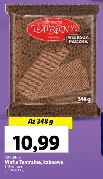 Lidl KOPERNIK Wafle Teatralne, kakaowe 348 g oferta