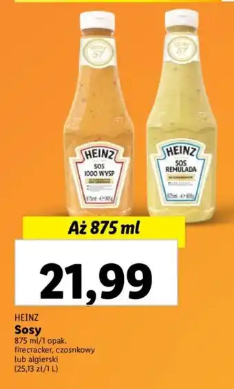 Lidl Sosy 875 ml oferta