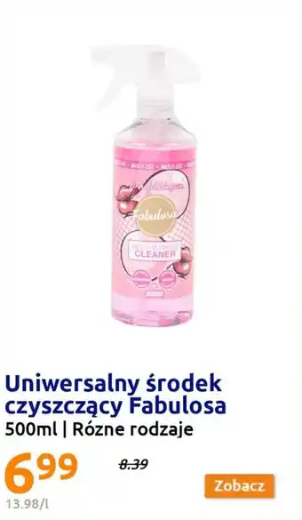 Action Uniwersalny środek czyszczący Fabulosa 500ml | Rózne rodzaje oferta