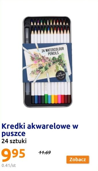 Action Kredki akwarelowe w puszce 24 sztuki oferta