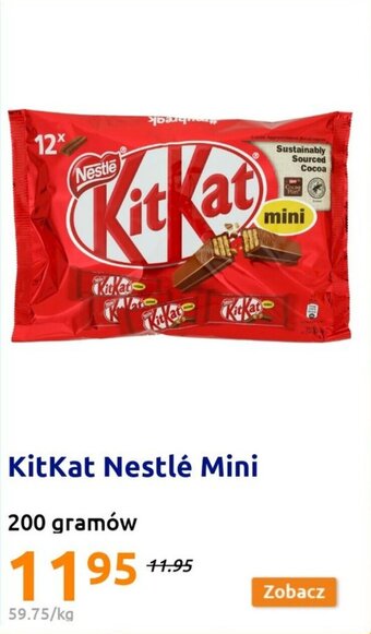 Action KitKat Nestlé Mini 200 gramów oferta
