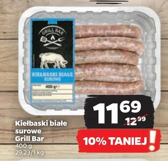 Netto Kiełbaski białe surowe grill bar oferta