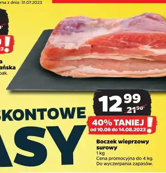 Netto Boczek wieprzowy surowy oferta