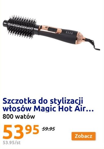 Action Szczotka do stylizacji włosów Magic Hot Air... 800 watów oferta