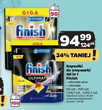 Netto Kapsułki do zmywarki all in 1 finish oferta