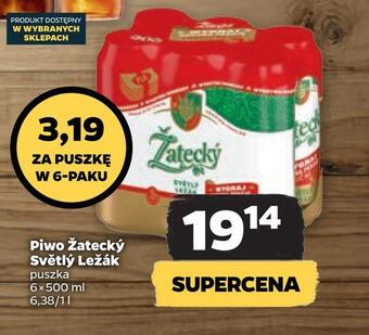 Netto Piwo žatecký světlý ležák oferta