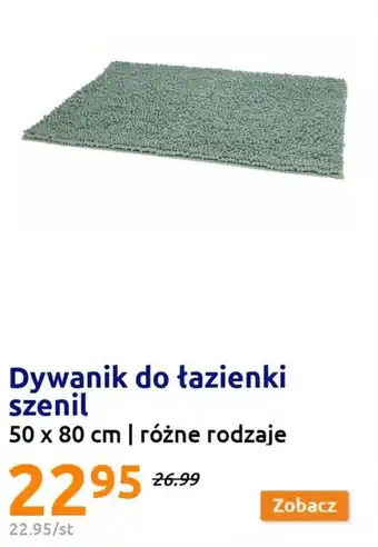 Action Dywanik do łazienki szenil 50 x 80 cm oferta