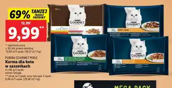 Lidl PURINA GOURMET PERLE Karma dla kota w saszetkach 4 x 85 g/1 opak. oferta