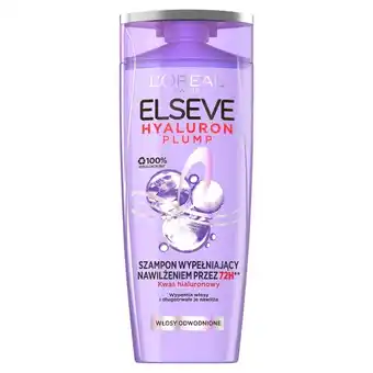 Biedronka L'oreal paris elseve hyaluron plump szampon wypełniający nawilżeniem przez 72 h 400 ml oferta
