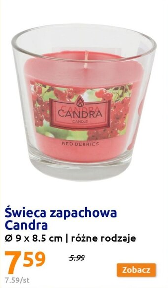 Action Świeca zapachowa candra oferta
