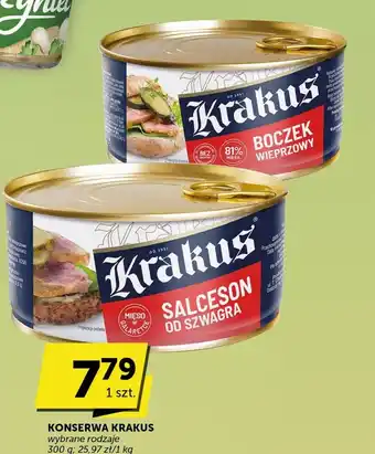 Groszek Konserwa mięsna krakus oferta