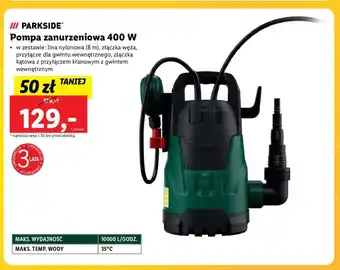 Lidl III PARKSIDEⓇ Pompa zanurzeniowa 400 W oferta