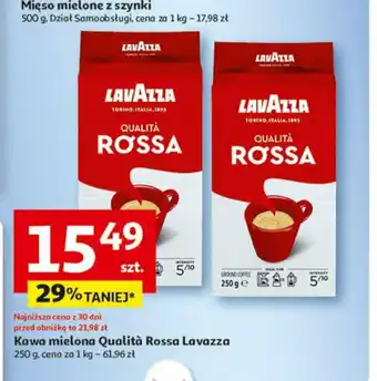 Auchan Lavazza Kawa mielona Qualità Rossa 250 g oferta
