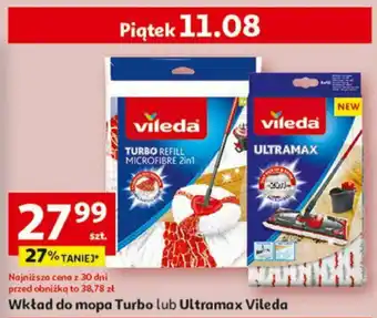 Auchan Vileda Wkład do mopa Turbo lub Ultramax oferta