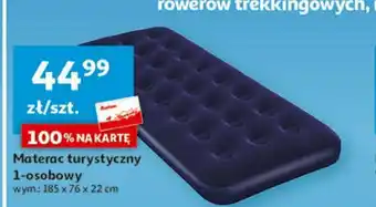 Auchan Materac turystyczny 2-osobowy wym.: 191 x 137 x 22 cm oferta