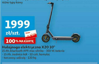 Auchan Hulajnoga elektryczna X20 10" oferta