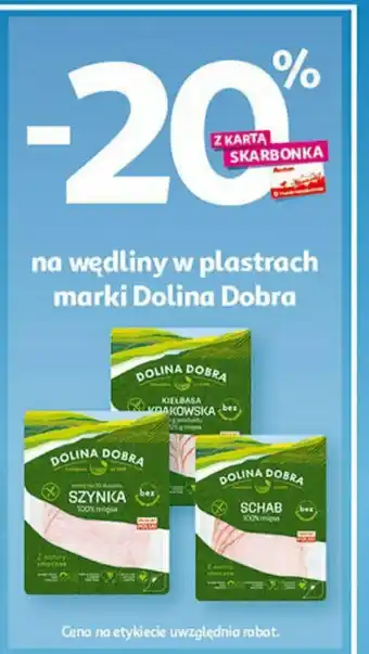 Auchan Dolina Dobra Wędliny w plastrach oferta