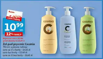 Auchan Cosmia Żel pod prysznic 750 ml oferta
