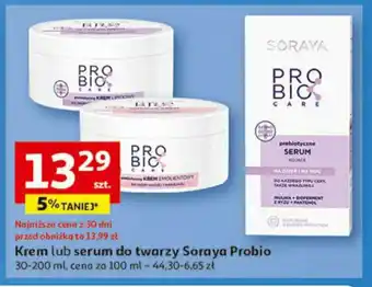 Auchan Soraya Probio Krem lub serum do twarzy 30-200 ml, oferta