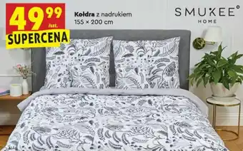 Biedronka Kołdra z nadrukiem 155x200cm oferta