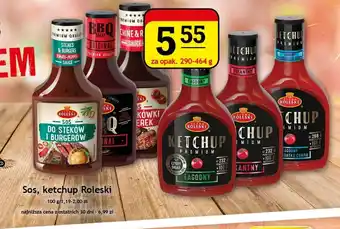 Gram Market Sos, ketchup Roleski 290-464g oferta