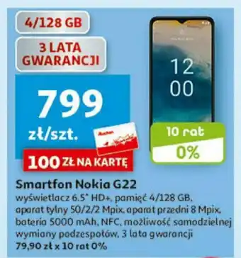 Auchan Nokia Smartfon G22 oferta