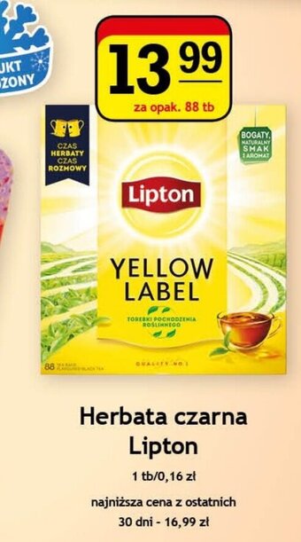 Gram Market Herbata czarna Lipton 88tb. oferta