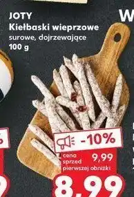 Kaufland Kiełbaski wieprzowe dojrzewające oferta