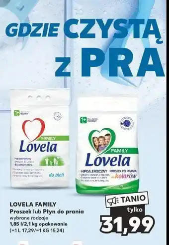 Kaufland Proszek do prania do bieli family oferta