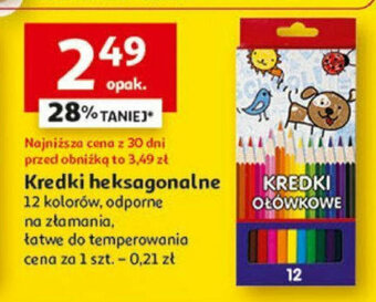 Auchan Kredki heksagonalne oferta