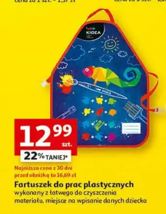 Auchan Fartuszek do prac plastycznych szt. oferta