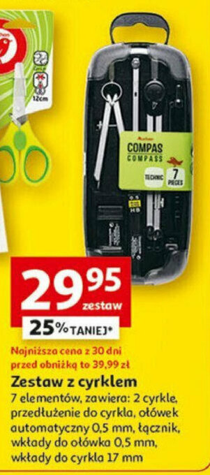 Auchan Zestaw z cyrklem oferta