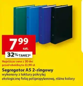 Auchan Segregator A5 2-ringowy oferta