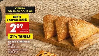 Biedronka Rożek z jabłkiem, 95 g oferta