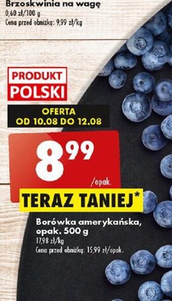 Biedronka Borówka amerykańska, opak. 500 g oferta