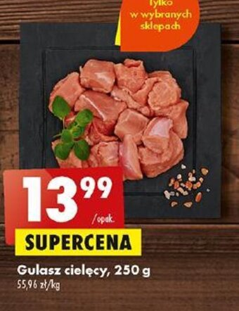 Biedronka Gulasz cielęcy, 250 g oferta