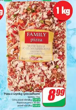 Dino Pizza familijna z szynką i pieczarkami oferta