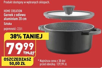 ALDI HOME CREATION Garnek z odlewu aluminium 20 cm oferta
