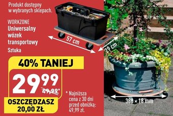 ALDI WORKZONE Uniwersalny wózek transportowy oferta