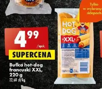 Biedronka Bułka hot-dog francuski XXL, 220 g oferta