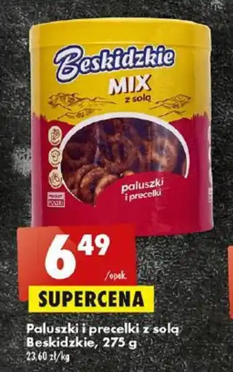 Biedronka Beskidzkie, Paluszki i precelki z solą 275 g oferta