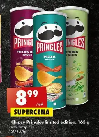 Biedronka Pringles Chipsy limited edition, 165 g oferta
