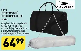 ALDI CRANE Torba sportowa/ Torba na matę do jogi oferta